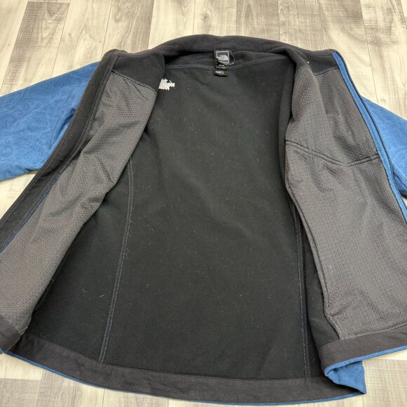 ✅Womens XL The North Face Jacket Apex TNF Bionic Softshell Blue Fleece ***TEAR - Picture 9 of 12
